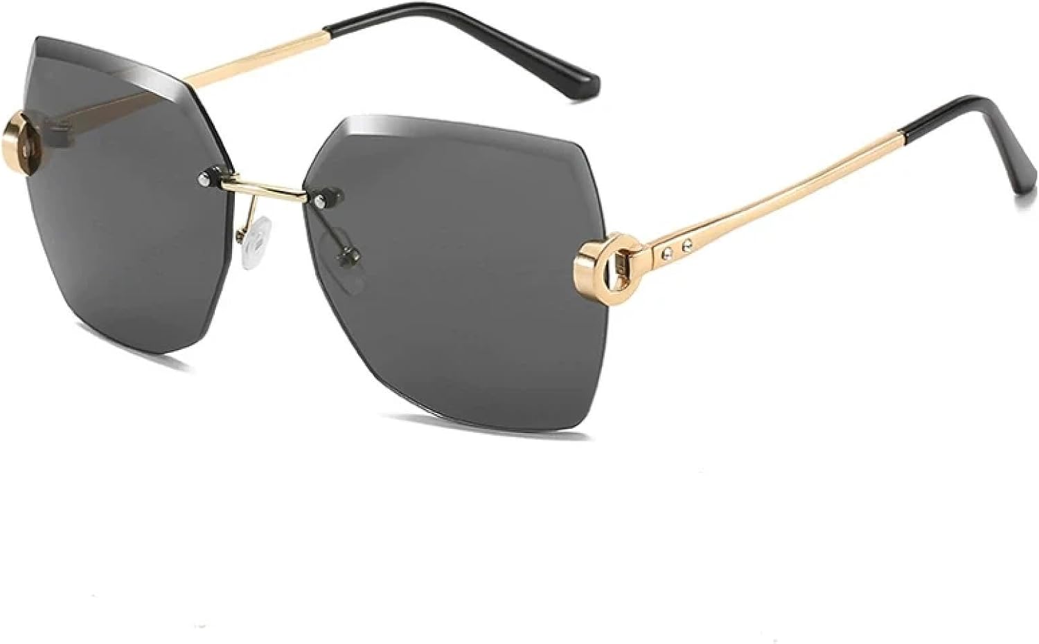 Модные солнцезащитные очки большого размера без оправы из металла для женщин и мужчин, роскошные винтажные летние дорожные солнцезащитные очки с защитой от УФ-излучения UV400 TKKTLLT, Gold Gray
Модные солнцезащитные очки большого размера без оправы из металла для женщин и мужчин, роскошные винтажные летние дорожные солнцезащитные очки с защитой от УФ-излучения UV400 TKKTLLT, Gold Gray