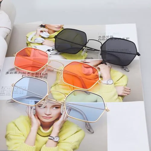 Модные солнцезащитные очки для женщин в шестиугольной металлической оправе с зеркальными линзами, винтажные солнцезащитные очки для женщин MTZJH, C1 Gray Clear
Модные солнцезащитные очки для женщин в шестиугольной металлической оправе с зеркальными линзами, винтажные солнцезащитные очки для женщин MTZJH, C1 Gray Clear