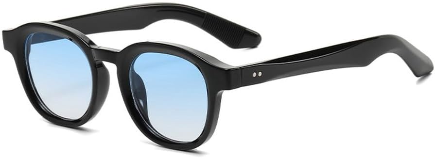 Овальные солнцезащитные очки для женщин в стиле ретро с заклепками, прозрачные с градиентом, защита от УФ-излучения UV400, модные солнцезащитные очки для мужчин TKKTLLT, Black Blue Gradient
Овальные солнцезащитные очки для женщин в стиле ретро с заклепками, прозрачные с градиентом, защита от УФ-излучения UV400, модные солнцезащитные очки для мужчин TKKTLLT, Black Blue Gradient