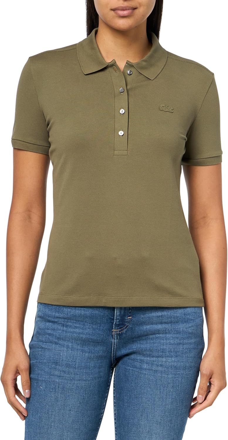 Женская поло Lacoste L.12.d Slim Fit Stretch Mini Piqué, Olive
Женская поло Lacoste L.12.d Slim Fit Stretch Mini Piqué, Olive