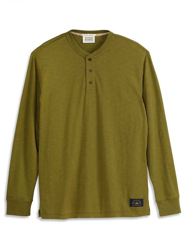 Scotch & Soda Лонгслив с длинными рукавами цвета хаки
Scotch & Soda Лонгслив с длинными рукавами цвета хаки