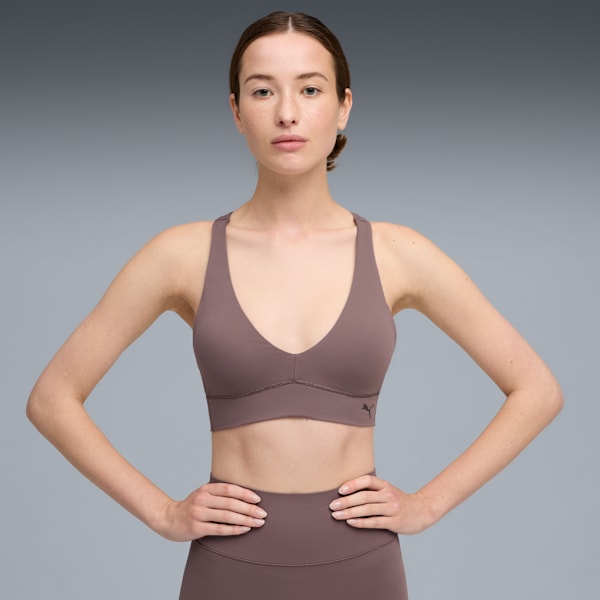 Женский спортивный бюстгальтер с низкой ударной нагрузкой, отводящий влагу Shapeluxe Plunge Puma, фиолетовый
Женский спортивный бюстгальтер с низкой ударной нагрузкой, отводящий влагу Shapeluxe Plunge Puma, фиолетовый