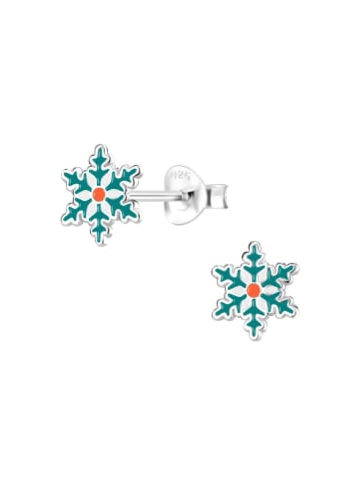 Alexander York Серьги-гвоздики в виде снежинок из серебра 925 пробы мятного цвета, комплект из 2 штук
Alexander York Серьги-гвоздики в виде снежинок из серебра 925 пробы мятного цвета, комплект из 2 штук