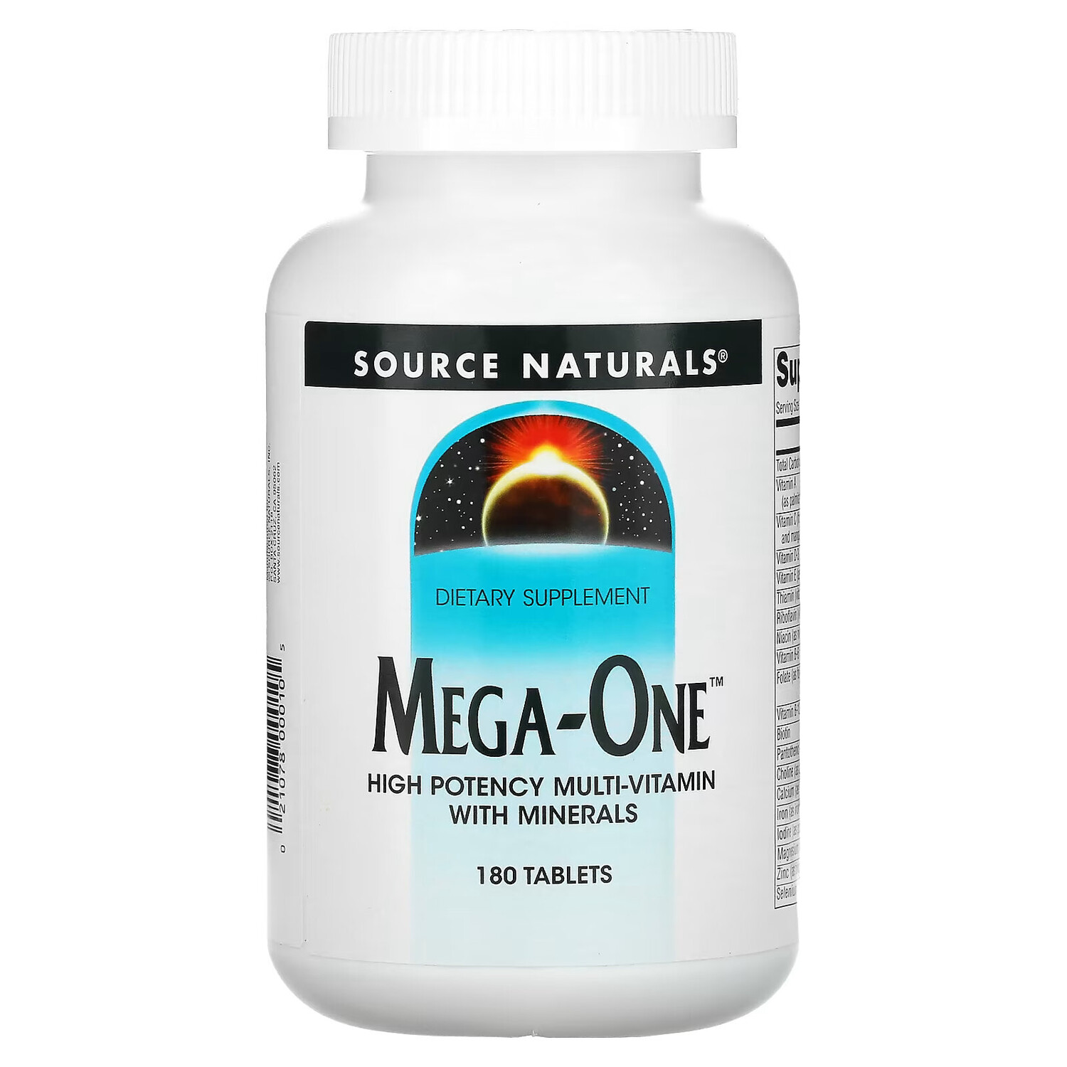 Source Naturals, Mega-One, высокоэффективный мультивитамин с минералами, 180 таблеток
Source Naturals, Mega-One, высокоэффективный мультивитамин с минералами, 180 таблеток
