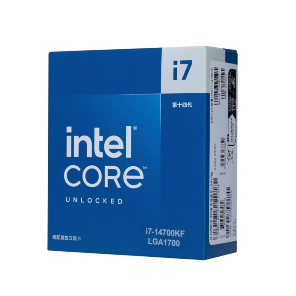 Процессор Intel Core i7-14700KF BOX (без кулера), LGA 1700 
Процессор Intel Core i7-14700KF BOX (без кулера), LGA 1700