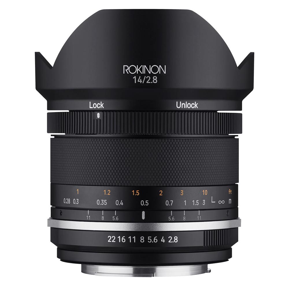 Объектив Rokinon 14mm f/2.8 Series II, Canon EF-M Mount, черный 
Объектив Rokinon 14mm f/2.8 Series II, Canon EF-M Mount, черный