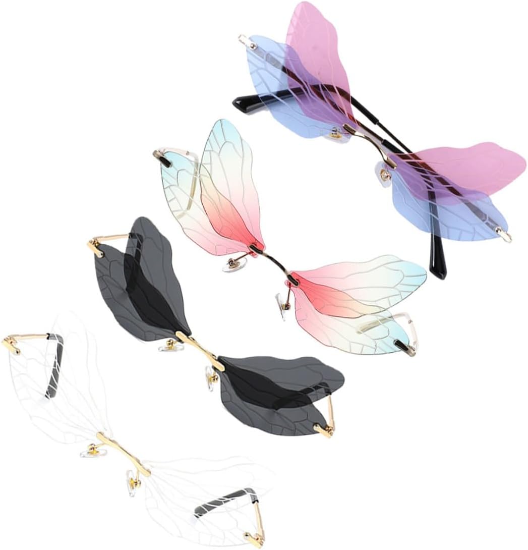 Солнцезащитные очки Hemoton Dragonfly Wing, безрамочные, металл, цвет: ассорти (черный, серый, розовый, синий, красный, зеленый), 4 шт., для женщин, вечеринок и активного отдыха
Солнцезащитные очки Hemoton Dragonfly Wing, безрамочные, металл, цвет: ассорти (черный, серый, розовый, синий, красный, зеленый), 4 шт., для женщин, вечеринок и активного отдыха