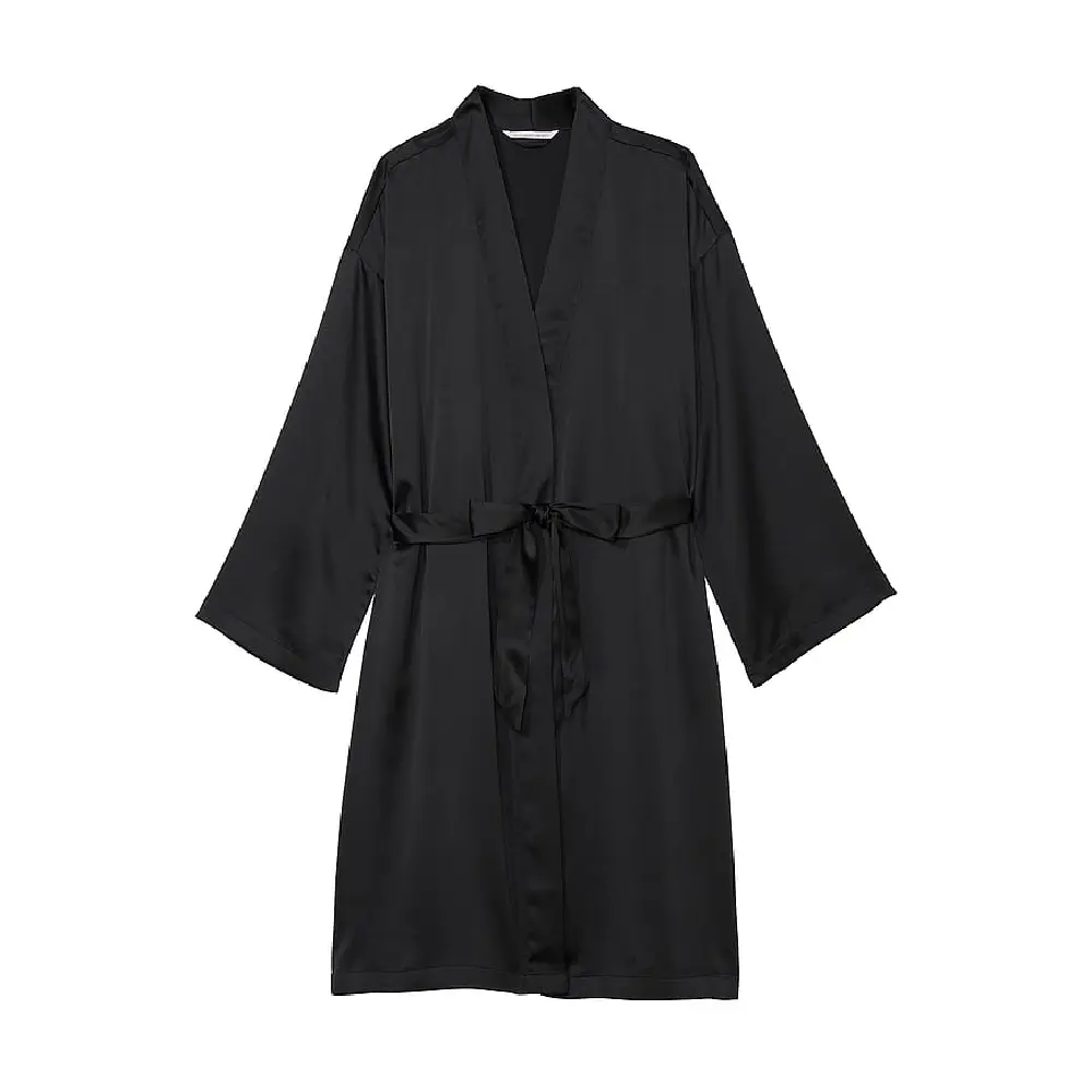 Халат Victoria's Secret Icon Satin Midi, черный
Халат Victoria's Secret Icon Satin Midi, черный
