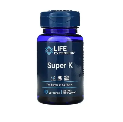 Витамин К Super K 90 мягких таблеток Life Extension
Витамин К Super K 90 мягких таблеток Life Extension