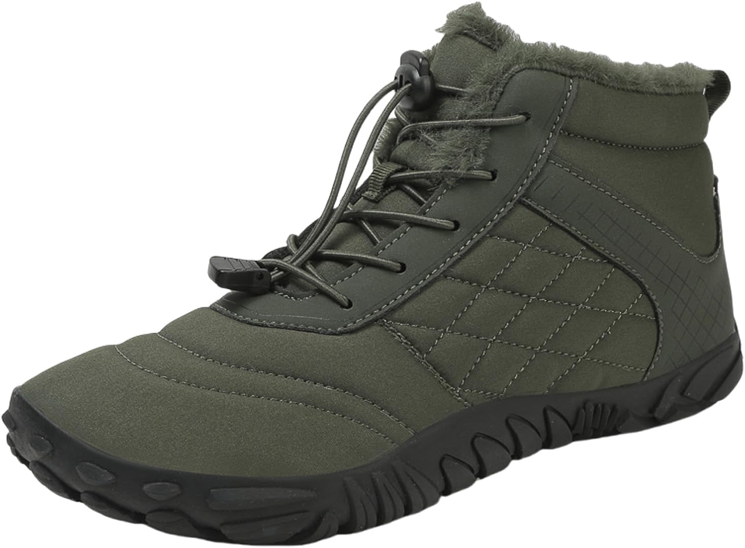 Мужские и женские минималистичные обувь Зимние сапоги, подошва с нулевым перепадом, теплые, удобные, противоскользящие походные ботинки Generic, зеленый
Мужские и женские минималистичные обувь Зимние сапоги, подошва с нулевым перепадом, теплые, удобные, противоскользящие походные ботинки Generic, зеленый