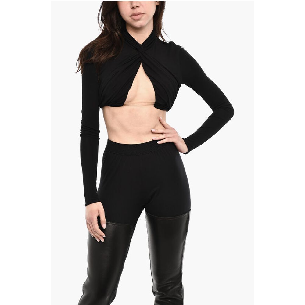 Топ с глубоким вырезом с перекрещивающимися рукавами Dsquared2, Black
Топ с глубоким вырезом с перекрещивающимися рукавами Dsquared2, Black