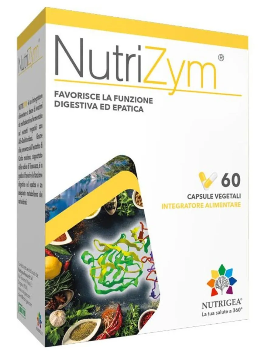 Nutrizym 60 капсул без глютена Nutrigea 
Nutrizym 60 капсул без глютена Nutrigea