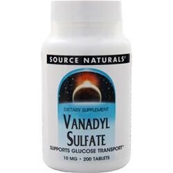 Source Naturals Ванадилсульфат 200 таблеток
Source Naturals Ванадилсульфат 200 таблеток