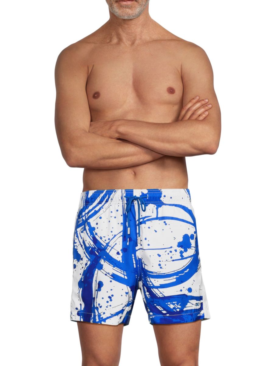 Плавки-шорты с принтом брызг Le Club Original, синий
Плавки-шорты с принтом брызг Le Club Original, синий