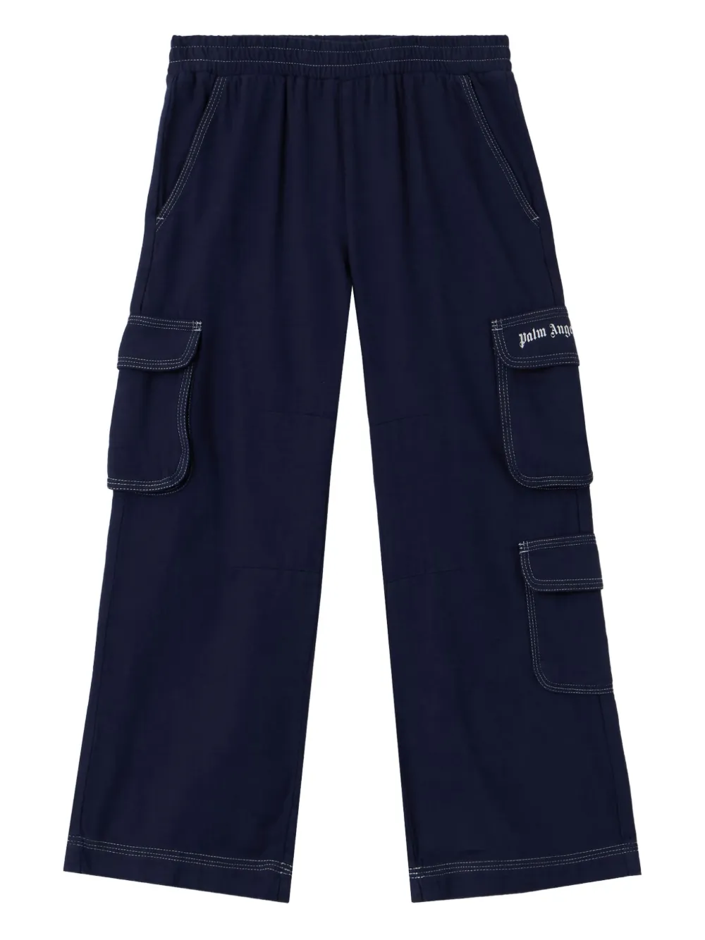 Брюки карго с логотипом Palm Angels Kids, синий
Брюки карго с логотипом Palm Angels Kids, синий