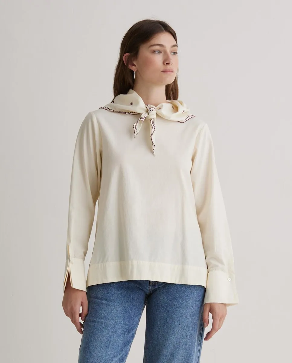 Женская блузка с элементом съемного платка Yerse, светло-бежевый
Женская блузка с элементом съемного платка Yerse, светло-бежевый