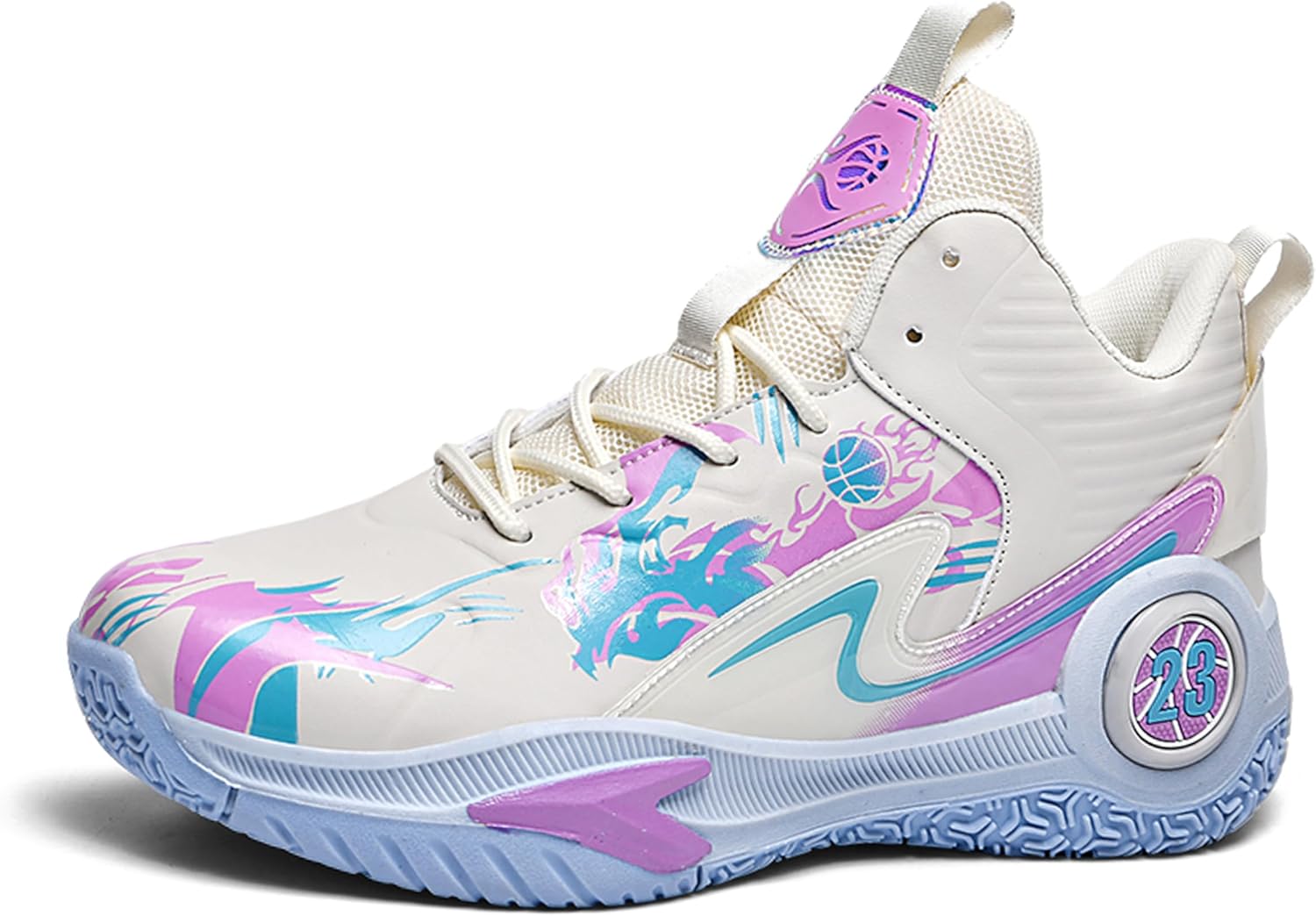 Мужские баскетбольные кроссовки на высокой подошве с противоскользящей и износостойкой подошвой, кроссовки для бега с граффити-дизайном, модная спортивная обувь Bemygreenbag, фиолетовый
Мужские баскетбольные кроссовки на высокой подошве с противоскользящей и износостойкой подошвой, кроссовки для бега с граффити-дизайном, модная спортивная обувь Bemygreenbag, фиолетовый