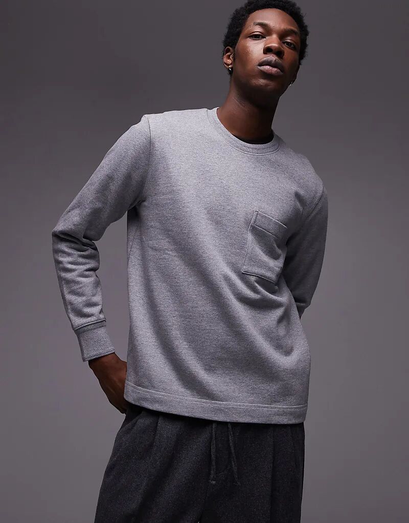 Толстовка ARKET из махрового трикотажа с карманом серого цвета
Толстовка ARKET из махрового трикотажа с карманом серого цвета