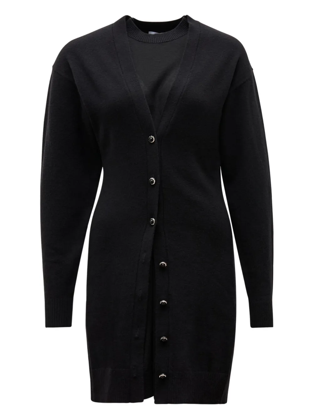 Мини-платье с цепочками, декорированное пуговицами Rabanne, черный
Мини-платье с цепочками, декорированное пуговицами Rabanne, черный