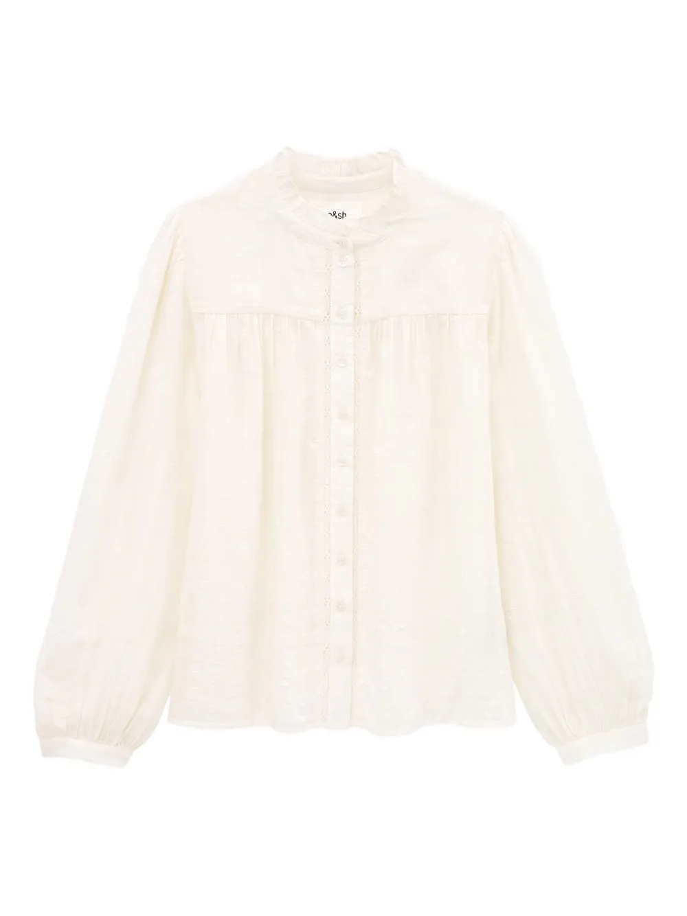 Блузка с оборчатым воротником Ba&Sh, бежевый
Блузка с оборчатым воротником Ba&Sh, бежевый