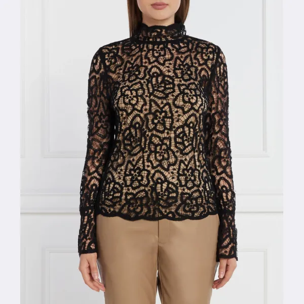 Облегающая блузка 2 в 1 с добавлением шерсти Twin-Set, черный
Облегающая блузка 2 в 1 с добавлением шерсти Twin-Set, черный