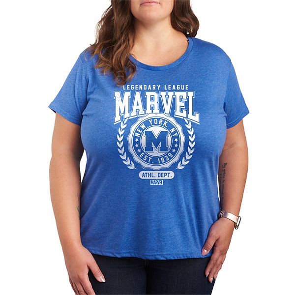 Футболка с принтом Plus size collegiate league Marvel, Heather Royal Blue
Футболка с принтом Plus size collegiate league Marvel, Heather Royal Blue
