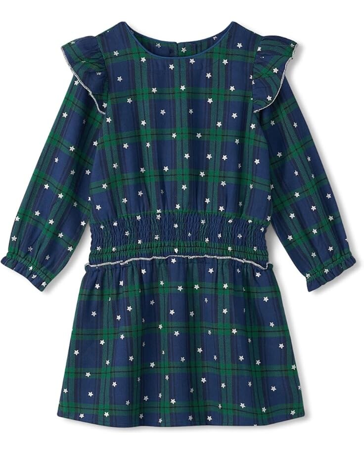 Платье Hatley Kids Blackwatch Plaid Smocked Waist Dress, синий
Платье Hatley Kids Blackwatch Plaid Smocked Waist Dress, синий