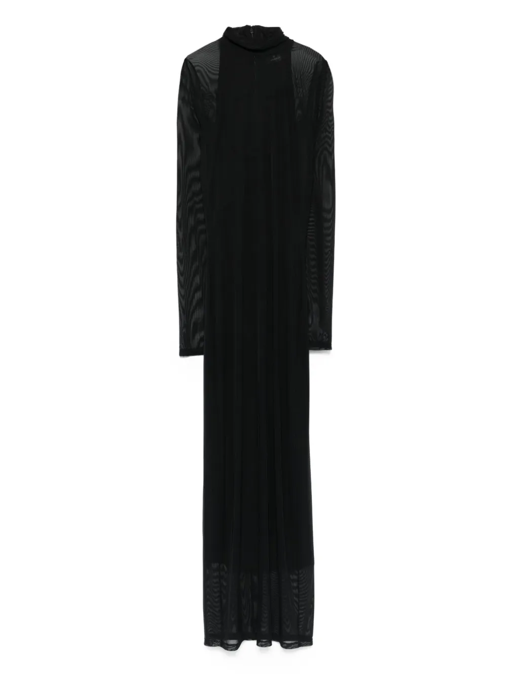 Сетчатое платье макси с высоким воротником Mugler, черный
Сетчатое платье макси с высоким воротником Mugler, черный