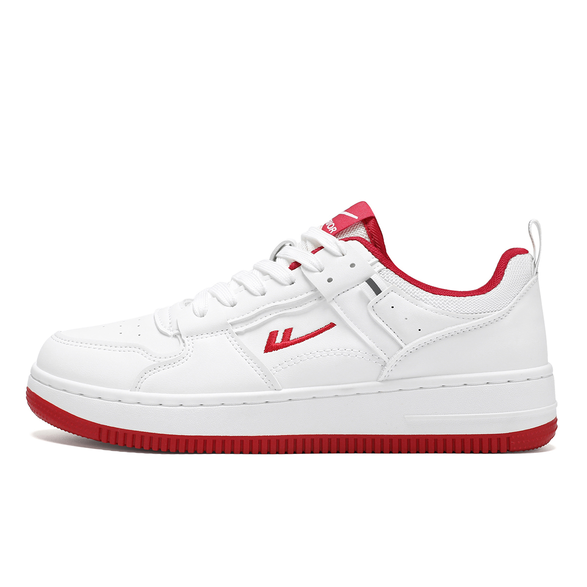 WARRIOR Износостойкие, легкие и дышащие лоу-топ скейтерские кроссовки унисекс бело-красные, цвет White Red
WARRIOR Износостойкие, легкие и дышащие лоу-топ скейтерские кроссовки унисекс бело-красные, цвет White Red