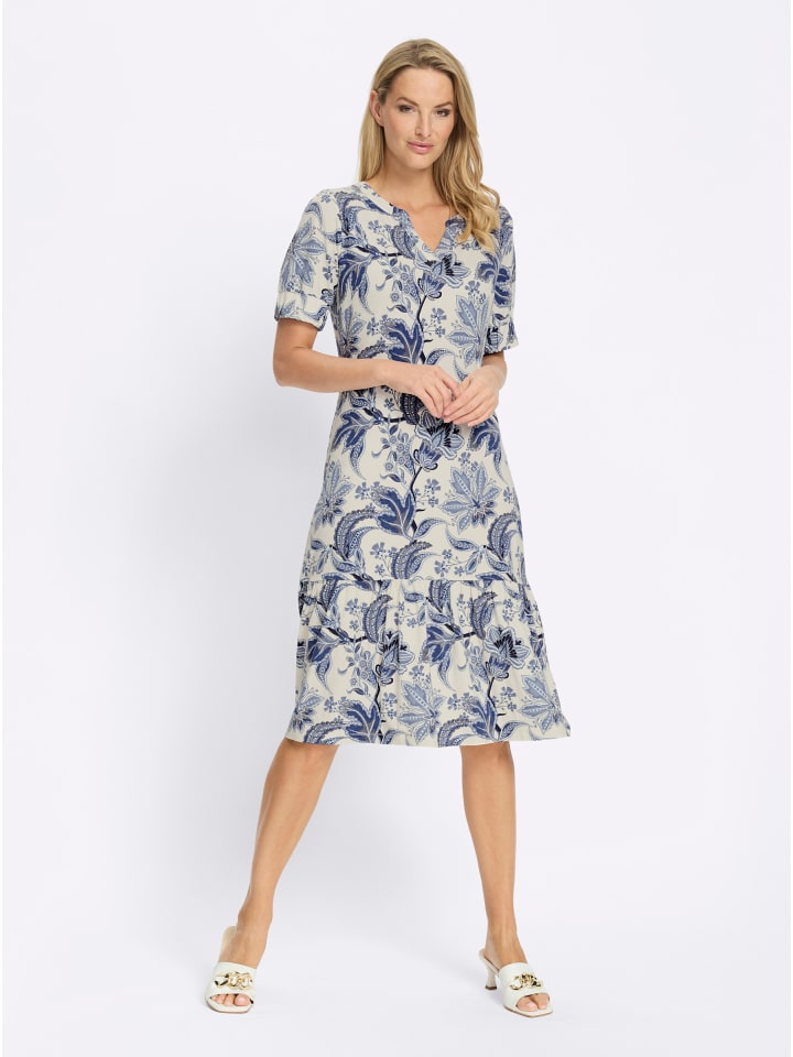 Heine Платье с принтом цвета шампанского и темно-синего цвета
Heine Платье с принтом цвета шампанского и темно-синего цвета