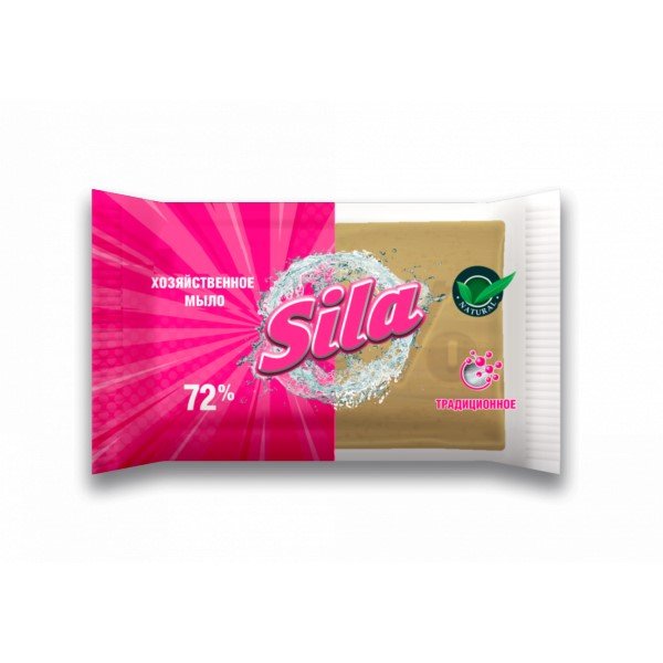 Хозяйственное мыло Sila 140 г ROSYJSKIE 
Хозяйственное мыло Sila 140 г ROSYJSKIE