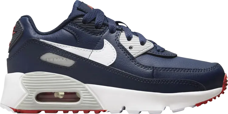 Кроссовки Air Max 90 Leather PS 'Obsidian Track Red', синий
Кроссовки Air Max 90 Leather PS 'Obsidian Track Red', синий