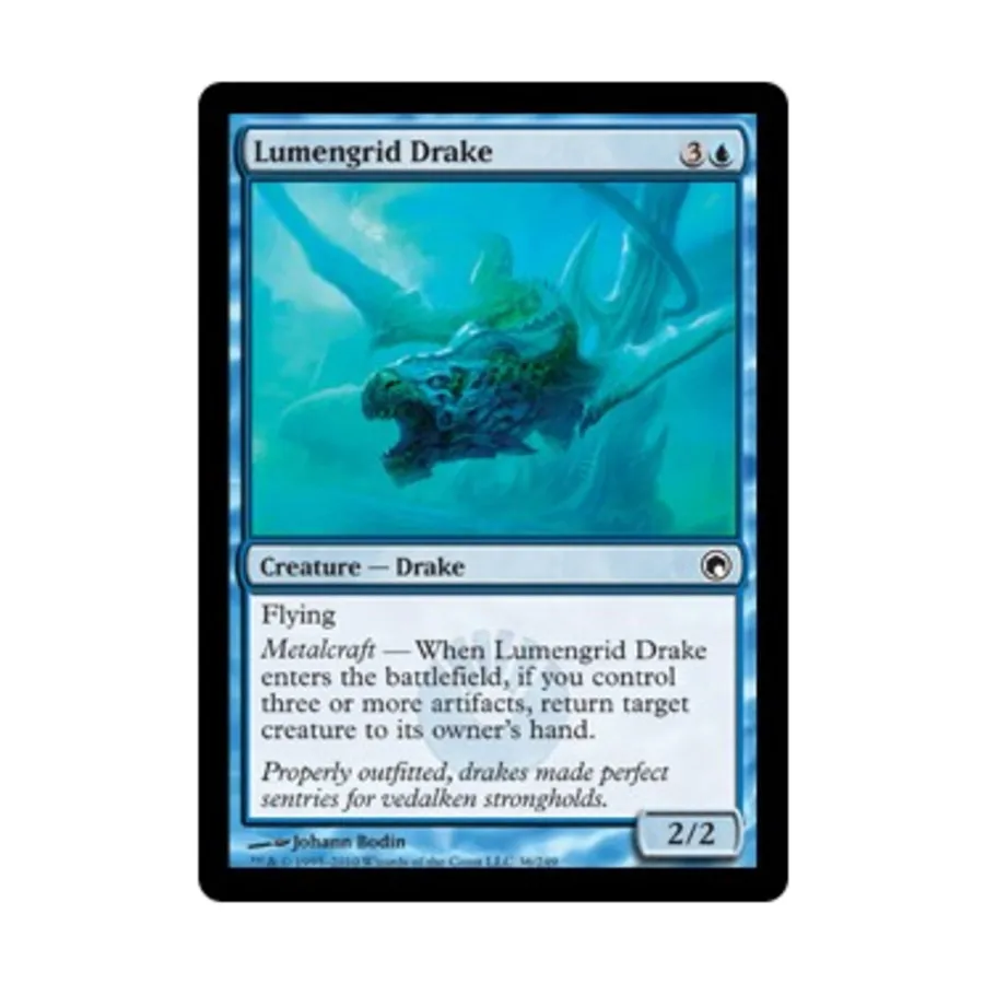 CCG Люменгрид Дрейк (C) (Фольга), MTG - Scars of Mirrodin
CCG Люменгрид Дрейк (C) (Фольга), MTG - Scars of Mirrodin