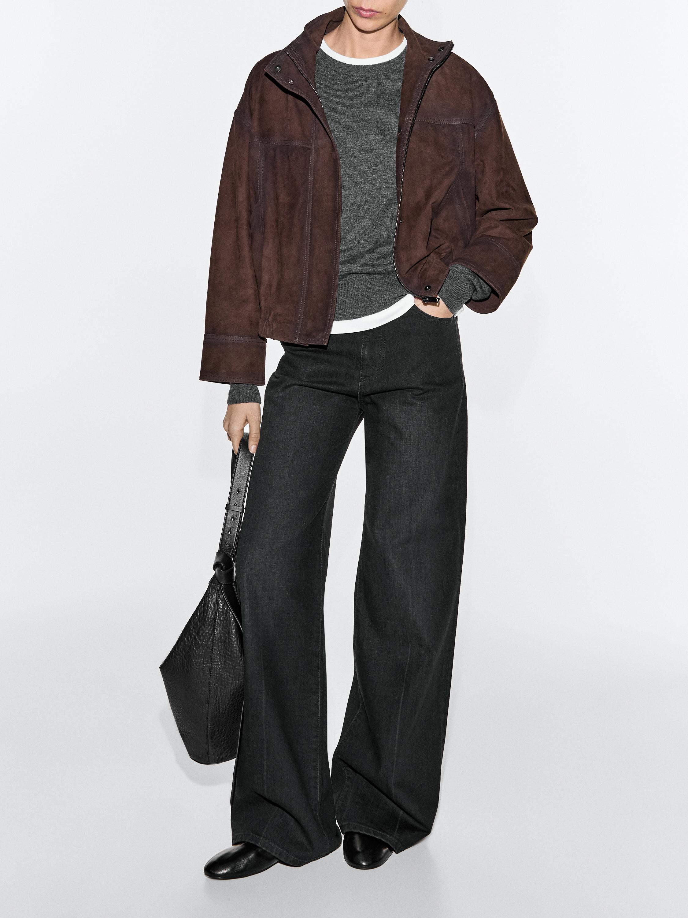 Сумка-ведро из кожи наппа Massimo Dutti, black
Сумка-ведро из кожи наппа Massimo Dutti, black