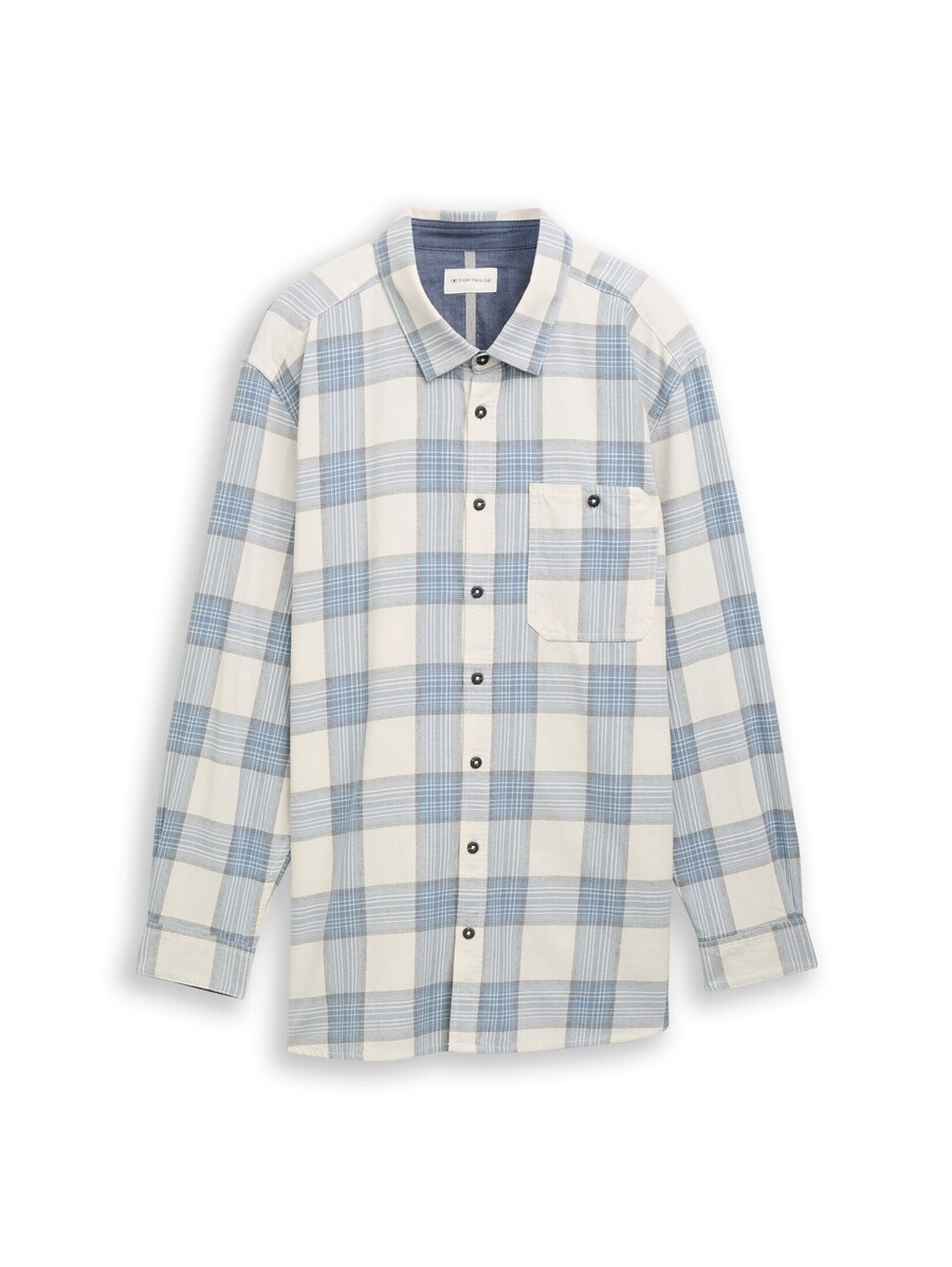 Рубашка на пуговицах классического кроя TOM TAILOR Men +, Sky Blue/Light Blue/Off White
Рубашка на пуговицах классического кроя TOM TAILOR Men +, Sky Blue/Light Blue/Off White