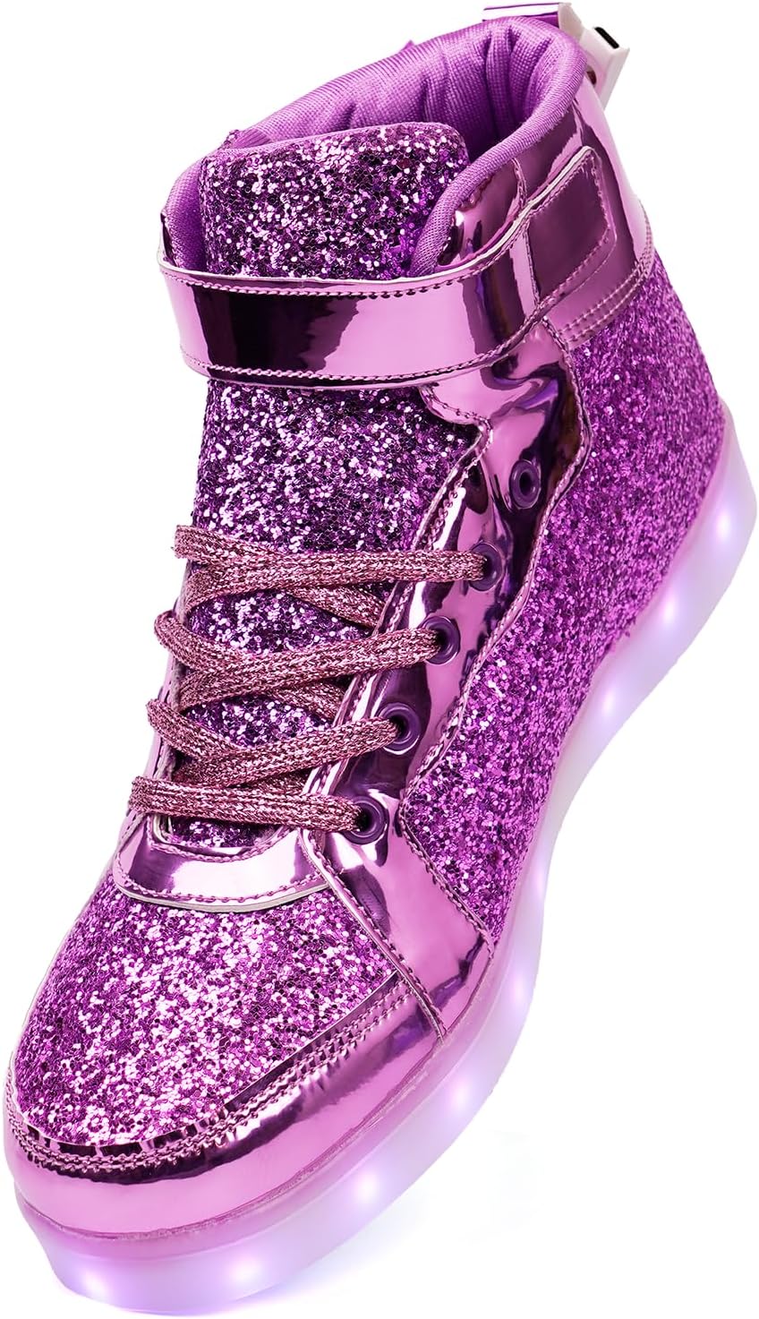 Светящиеся кроссовки с глиттером на шнурках для мужчин и женщин, мигающие танцевальные туфли для Хэллоуина, Рождественской вечеринки с USB-зарядкой Pyyiqi, фиолетовый
Светящиеся кроссовки с глиттером на шнурках для мужчин и женщин, мигающие танцевальные туфли для Хэллоуина, Рождественской вечеринки с USB-зарядкой Pyyiqi, фиолетовый