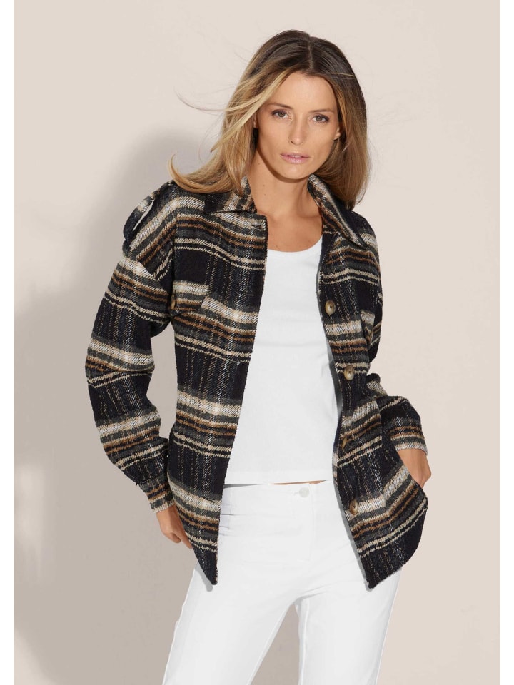 MADELEINE Куртка в модном повседневном стиле, темно-синего/многоцветного цвета
MADELEINE Куртка в модном повседневном стиле, темно-синего/многоцветного цвета