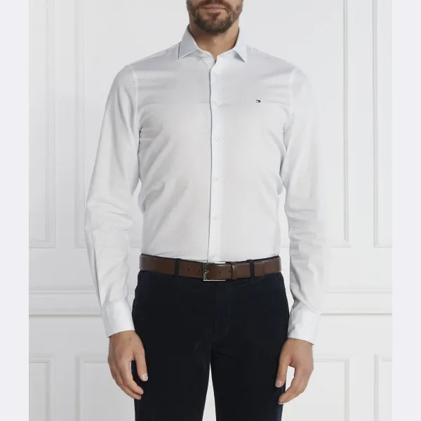 Рубашка узкого кроя с принтом «добби» cl-w Tommy Hilfiger, белый
Рубашка узкого кроя с принтом «добби» cl-w Tommy Hilfiger, белый