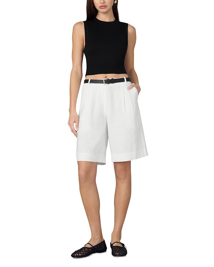 Лаурел Укороченный Свитер-Жилет Joe's Jeans, черный 
Лаурел Укороченный Свитер-Жилет Joe's Jeans, черный