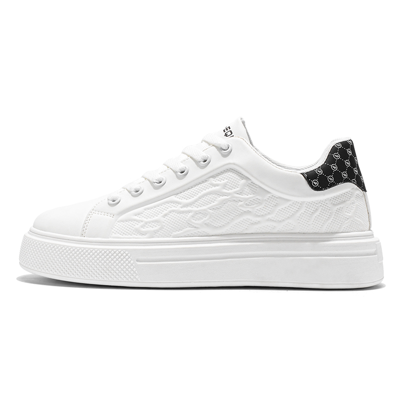 Износостойкие низкие детские кроссовки для скейтбординга для подростков Kung Fu partners, белый 
Износостойкие низкие детские кроссовки для скейтбординга для подростков Kung Fu partners, белый