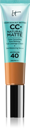Матирующий праймер spf 40 IT Cosmetics Your Skin But Better CC+ Natural Matte, dla kobiet Rich 32 ml
Матирующий праймер spf 40 IT Cosmetics Your Skin But Better CC+ Natural Matte, dla kobiet Rich 32 ml