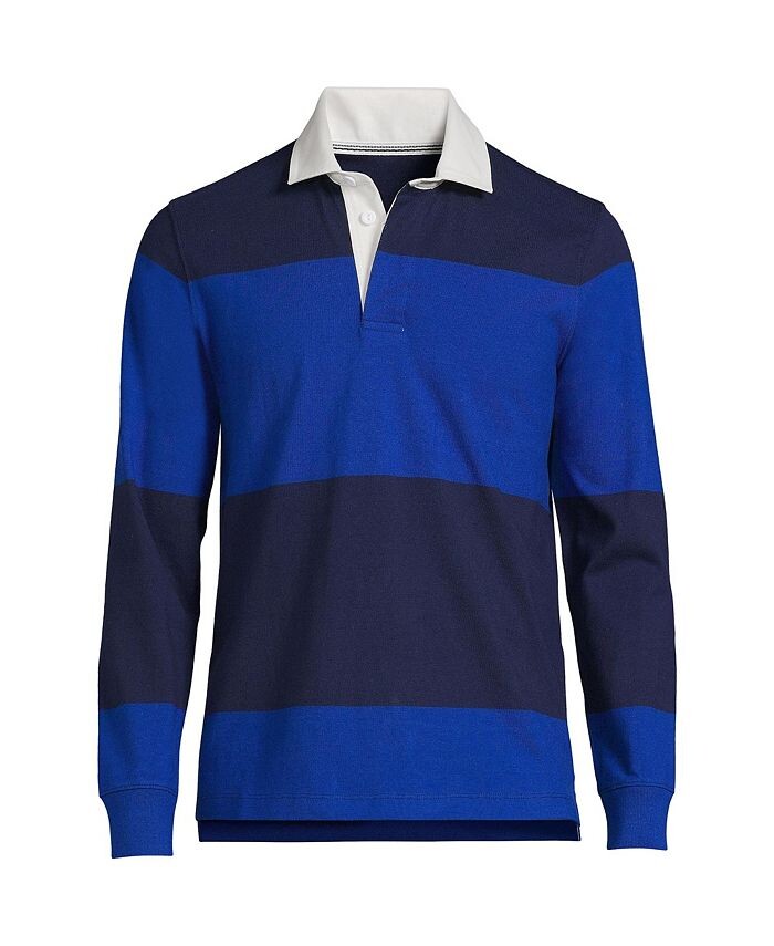 Мужская рубашка для регби с длинным рукавом Lands' End, синий
Мужская рубашка для регби с длинным рукавом Lands' End, синий