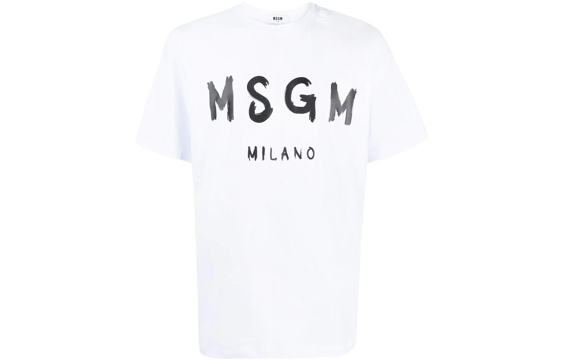 Футболка из хлопка с логотипом MSGM, белый
Футболка из хлопка с логотипом MSGM, белый