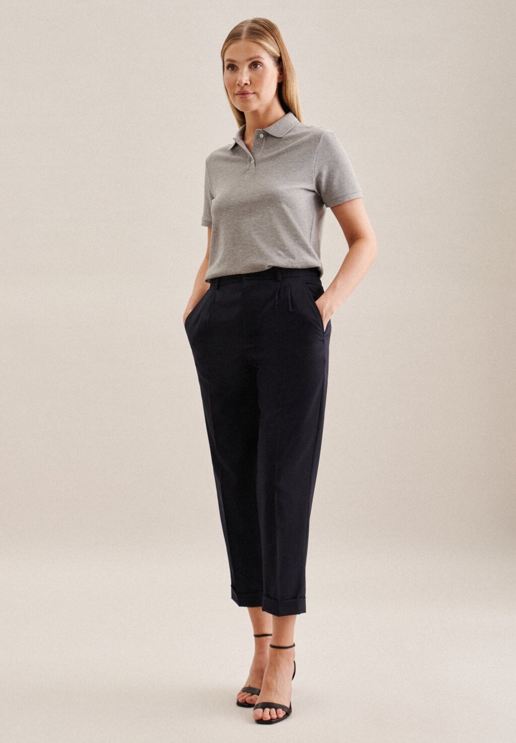 Рубашка поло Seidensticker, серый
Рубашка поло Seidensticker, серый