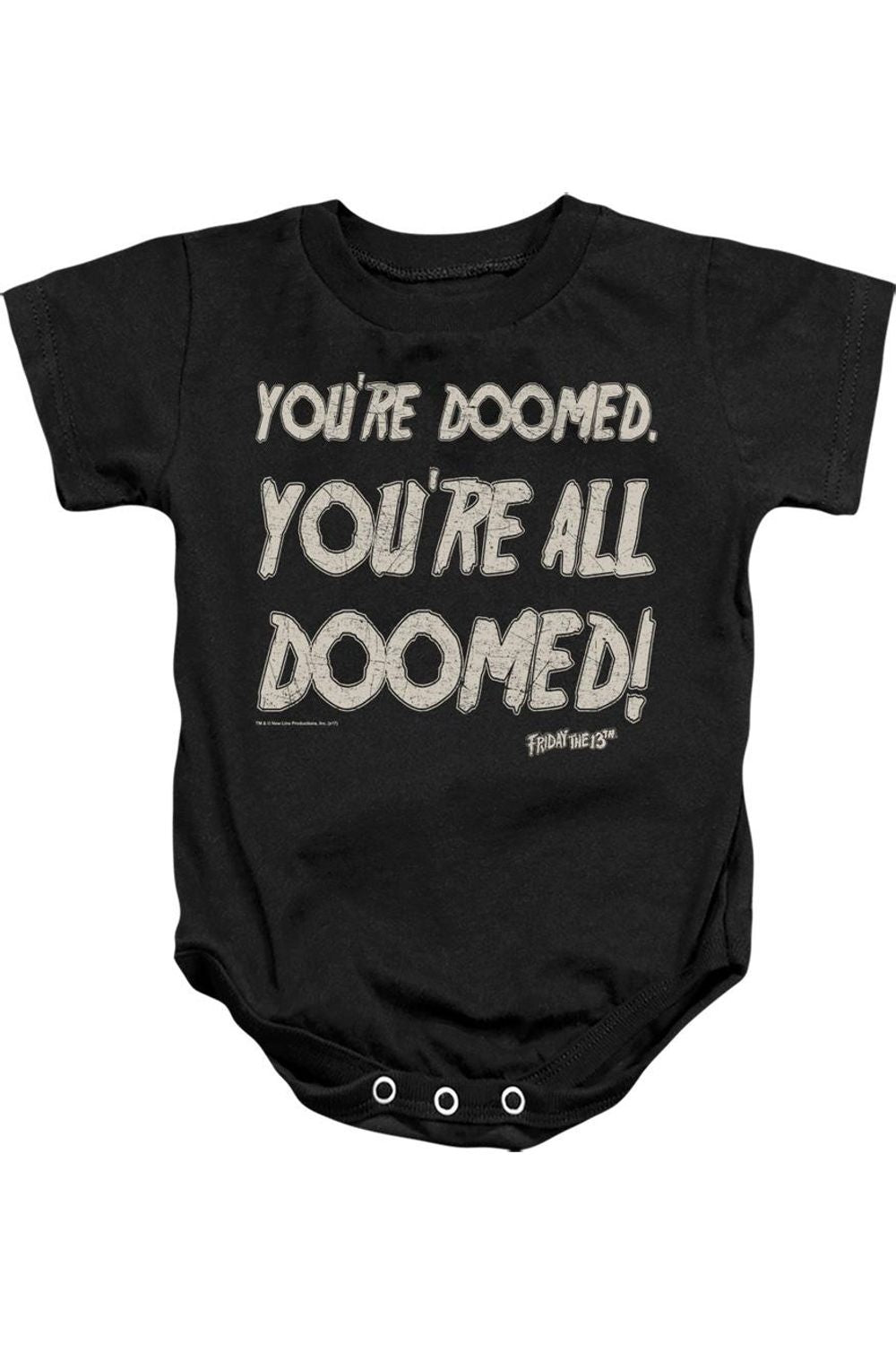 Детский комбинезончик "Пятница, 13-е: Роковая пятница" Gildan, черный
Детский комбинезончик "Пятница, 13-е: Роковая пятница" Gildan, черный