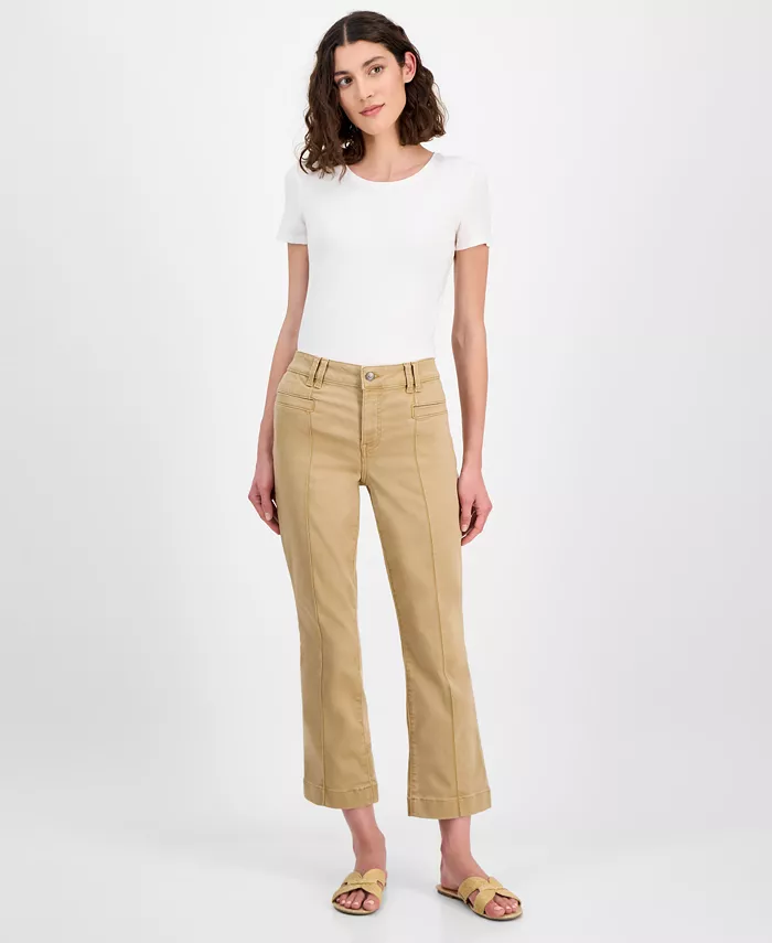 Женские брюки-клеш с передним швом Nautica Jeans, коричневый/бежевый
Женские брюки-клеш с передним швом Nautica Jeans, коричневый/бежевый