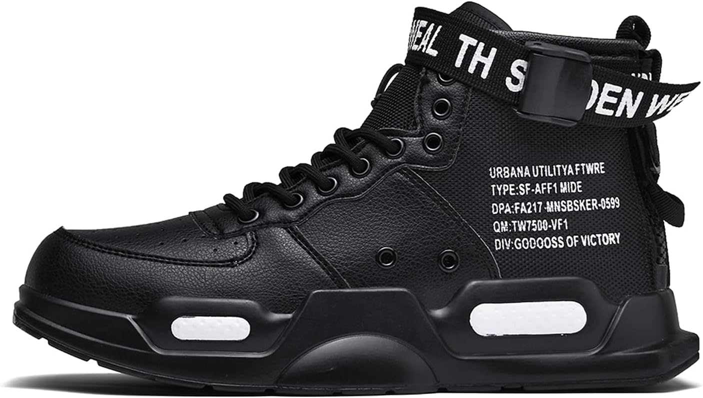 Мужские модные кроссовки Ahico, высокие кеды для ходьбы, спортивная и повседневная обувь, стильная обувь для мужчин, черный
Мужские модные кроссовки Ahico, высокие кеды для ходьбы, спортивная и повседневная обувь, стильная обувь для мужчин, черный