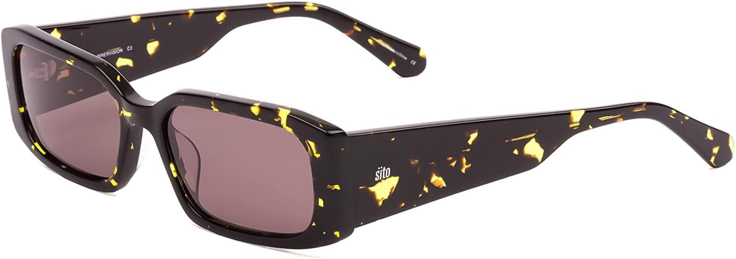 Солнцезащитные очки SITO SHADES Inner Vision Retro прямоугольной формы, поляризованные/неполяризованные, для мужчин и женщин, модные, для фестивалей, защита от УФ-излучения 100%, Limeade Tort
Солнцезащитные очки SITO SHADES Inner Vision Retro прямоугольной формы, поляризованные/неполяризованные, для мужчин и женщин, модные, для фестивалей, защита от УФ-излучения 100%, Limeade Tort