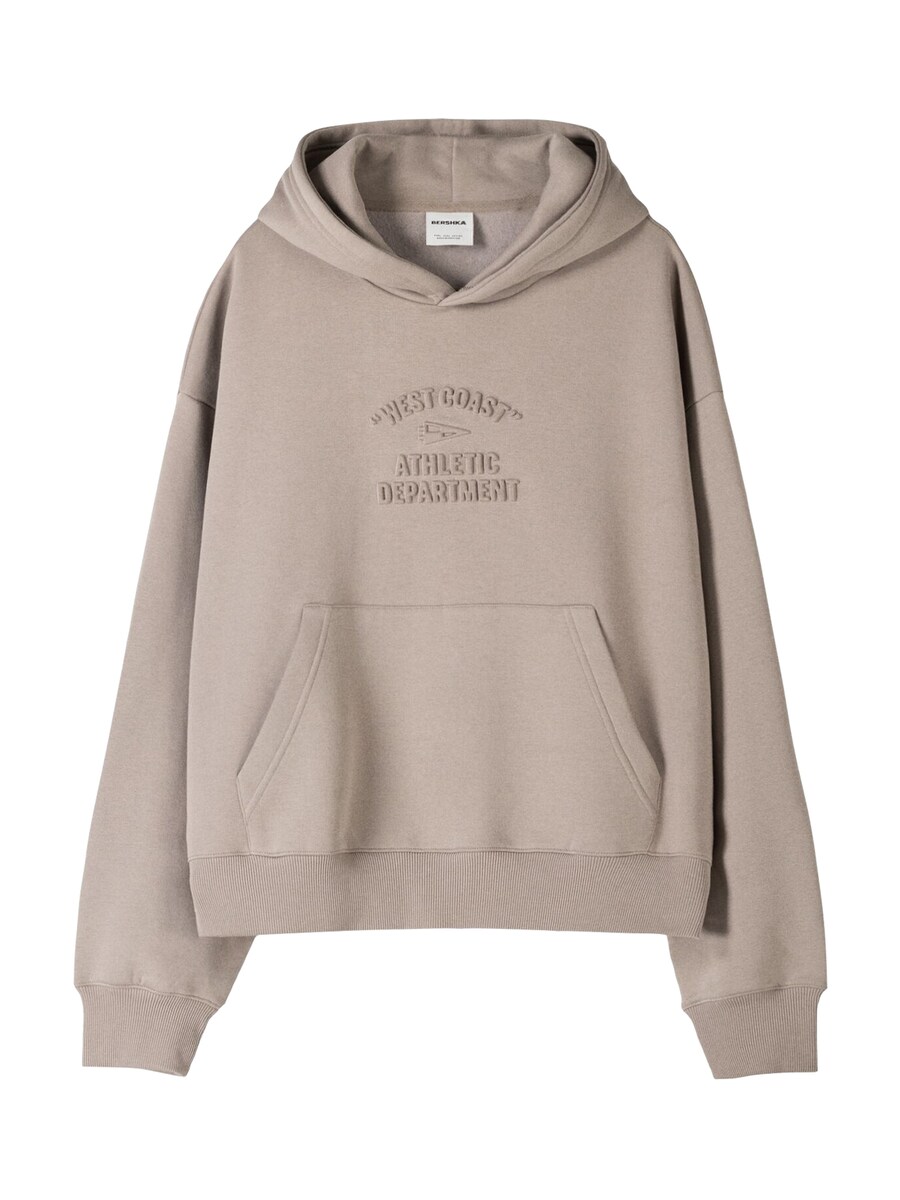 Толстовка с капюшоном Bershka Sweatshirt, темно-бежевый
Толстовка с капюшоном Bershka Sweatshirt, темно-бежевый