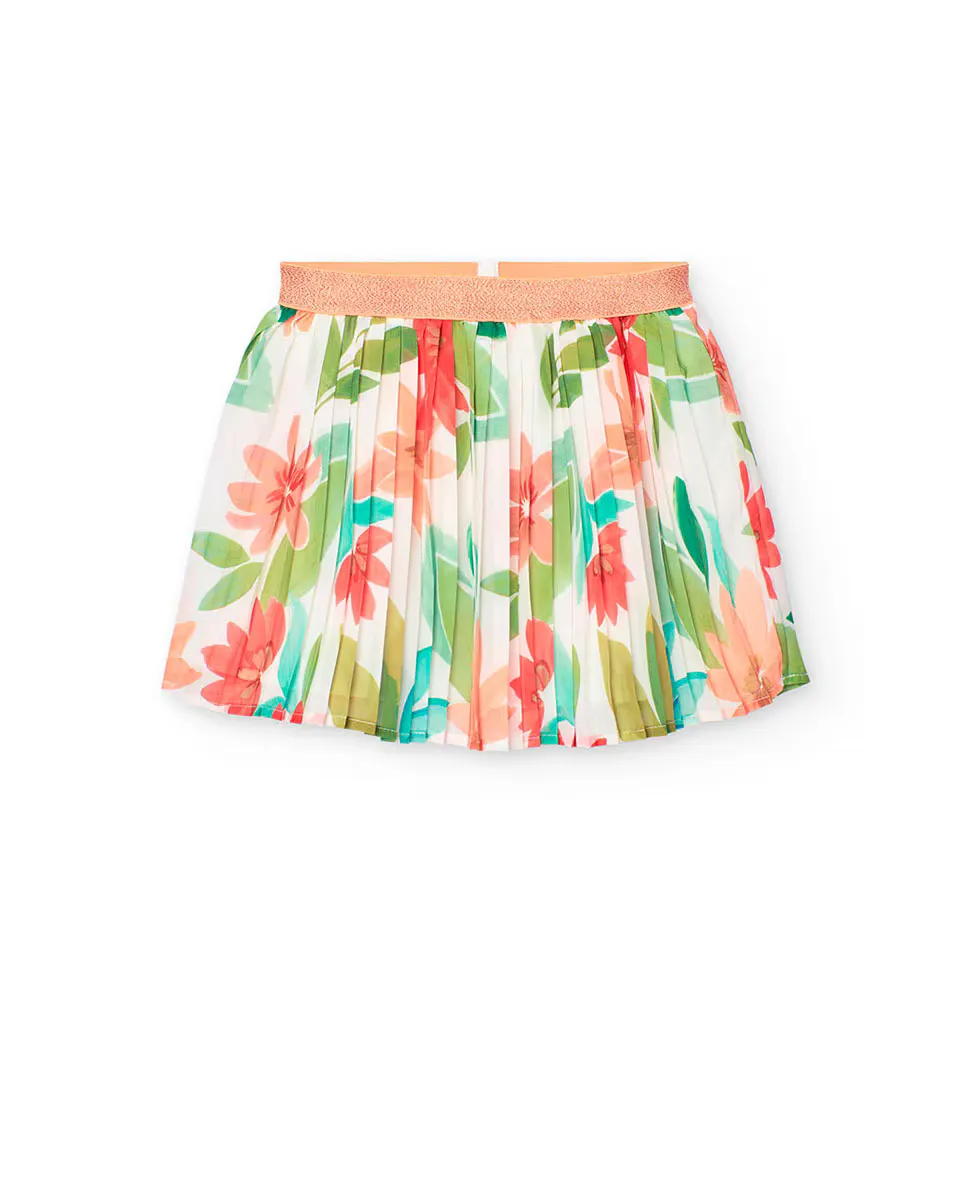 Юбка плиссированная для девочки с цветочным принтом Boboli, мультиколор
Юбка плиссированная для девочки с цветочным принтом Boboli, мультиколор
